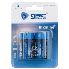 GSC Evolution Pila Alcalina LR20 (D) Blíster 2ud
