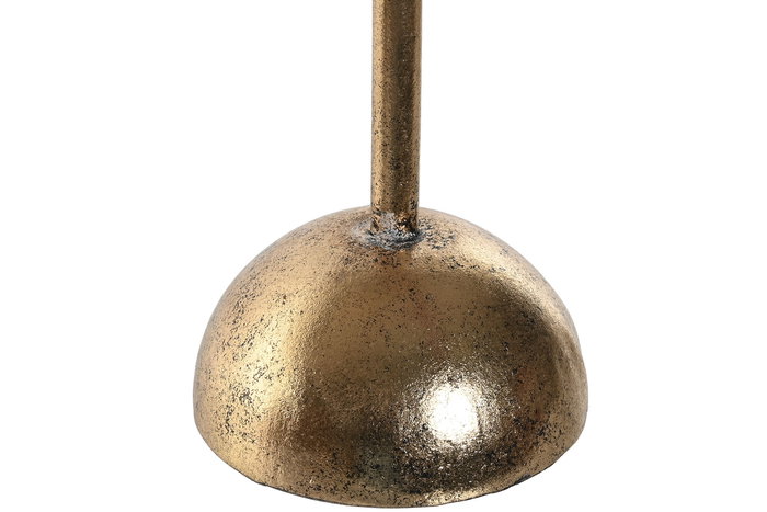 DKD Home Decor Candelabro Navidad Moderna Dorado Metal 9 x 37 x 21 cm (2 Unidades)