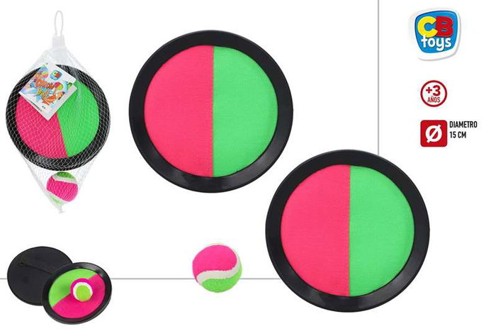 Color Baby Juego Catch Ball Lanza la Pelota y cogela 15 cm Color Baby Juego Catch Ball Lanza la Pelota y cogela 15 cm