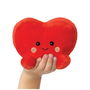 PALM PALS Peluche Corazón Suave 13 cm - Muñeco de Peluche Pequeño con Forma de Corazón