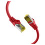 EFB Elektronik Patchkabel Cat6a S/FTP Rojo 0,15 m