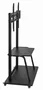 GEMBIRD TVS-100F-01 Soporte de suelo para TV con ruedas y estante, 37-100 pulgadas, Negro