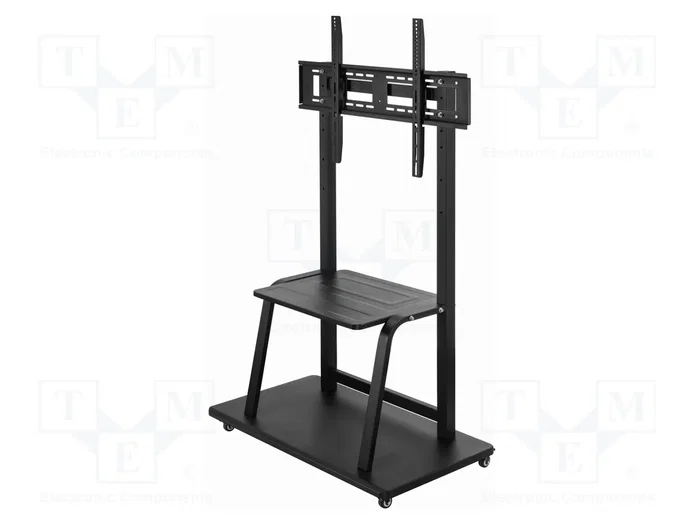 GEMBIRD TVS-100F-01 Soporte de suelo para TV con ruedas y estante