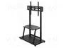 GEMBIRD TVS-100F-01 Soporte de suelo para TV con ruedas y estante