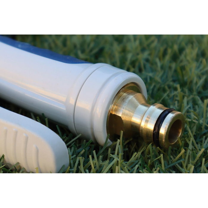 Aqua Control Conector Roscado Macho Latón ¾ Pulg para Manguera Adaptador de Grifo Zincado Aqua Control Conector Roscado Macho Latón ¾ Pulg para Manguera Adaptador de Grifo Zincado