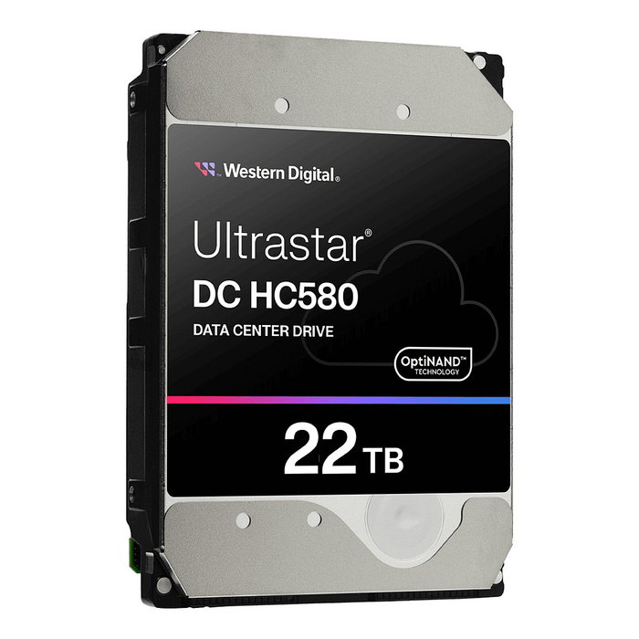 Western Digital Ultrastar DC HC580 22TB - Disco Duro HDD Interno 3.5" SATA, 7200 RPM, 512 MB Cache, para Centro de Datos