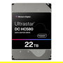 Western Digital Ultrastar DC HC580 22TB - Disco Duro HDD Interno 3.5" SATA, 7200 RPM, 512 MB Cache, para Centro de Datos