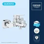 GROHE DICE - Grifo mezclador mural para bañera/ducha - Cromado - Ref GRO4067393009047