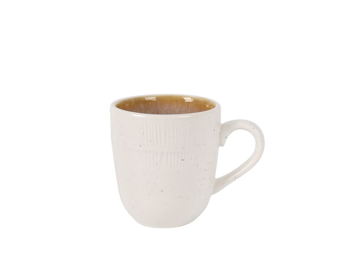 La Mediterranea Mug Calobra Crema 100 cc (6,3 cm ancho x 6,8 cm alto x 9 cm largo) (36 Unidades)