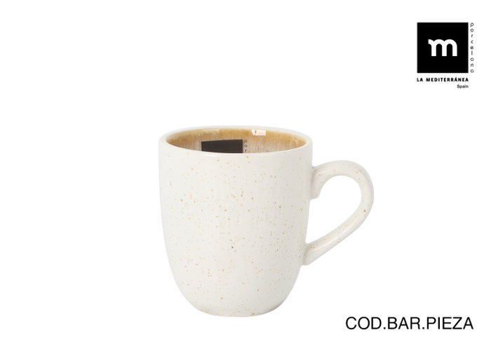 La Mediterranea Mug Calobra Crema 100 cc (6,3 cm ancho x 6,8 cm alto x 9 cm largo) (36 Unidades) La Mediterranea Mug Calobra Crema 100 cc (6,3 cm ancho x 6,8 cm alto x 9 cm largo) (36 Unidades)