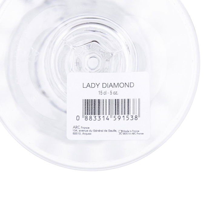Copa Flauta Cristalín Lady Diamond Cristal d'Arques 15 cL