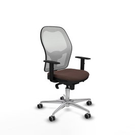 PIQUERAS Y CRESPO Silla de oficina Jorquera Marrón/Blanco
