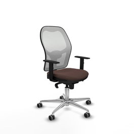 PIQUERAS Y CRESPO Silla de oficina Jorquera Marrón/Blanco