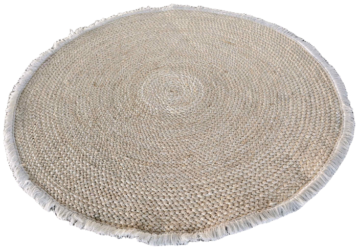 DKD Home Decor Alfombra Balines Marron Claro 120x120 cm 2 Unidades