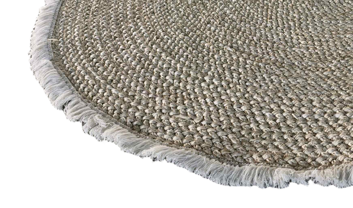 DKD Home Decor Alfombra Balines Marron Claro 120x120 cm 2 Unidades
