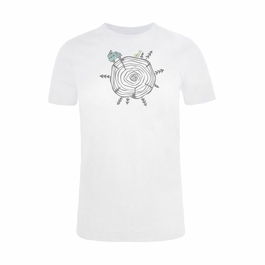 Camiseta Deportiva de Manga Corta Joluvi Wood Blanco