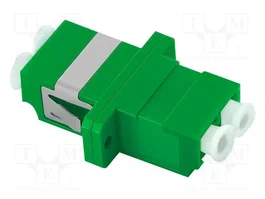 Qoltec Adaptador de fibra óptica LC/APC Duplex Singlemode