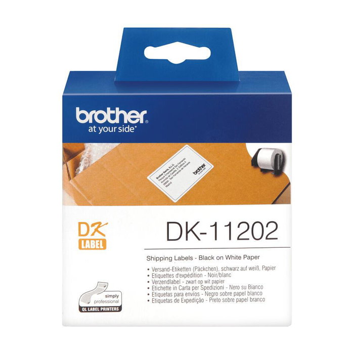 Brother DK-11202 Etiquetas de Envío 62x100mm Blanco