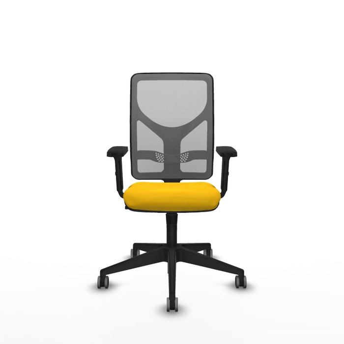 PIQUERAS Y CRESPO Silla de oficina Motilla con mecanismo Sincro Amarillo y Gris PIQUERAS Y CRESPO Silla de oficina Motilla con mecanismo Sincro Amarillo y Gris