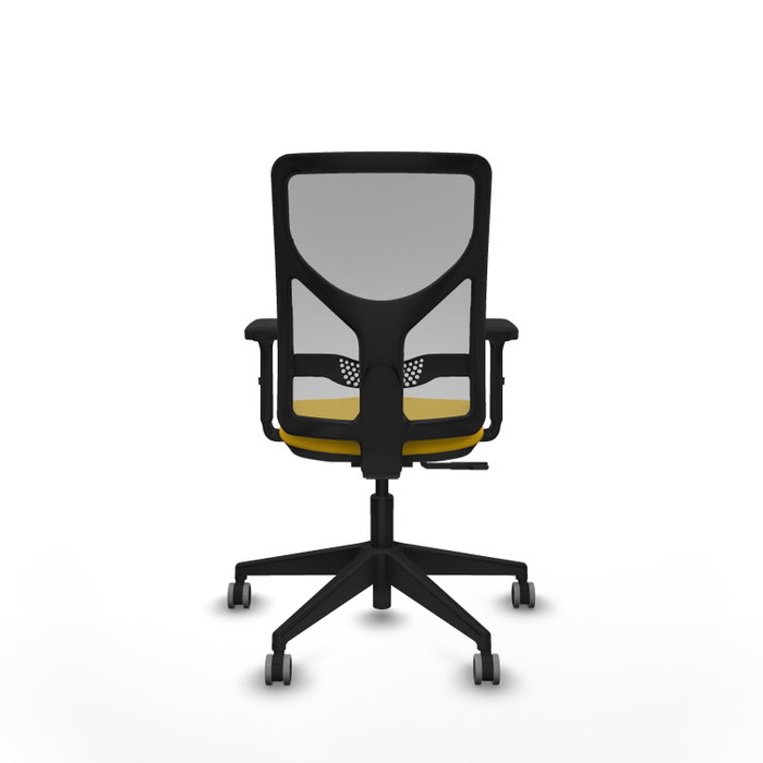 PIQUERAS Y CRESPO Silla de oficina Motilla con mecanismo Sincro Amarillo y Gris PIQUERAS Y CRESPO Silla de oficina Motilla con mecanismo Sincro Amarillo y Gris