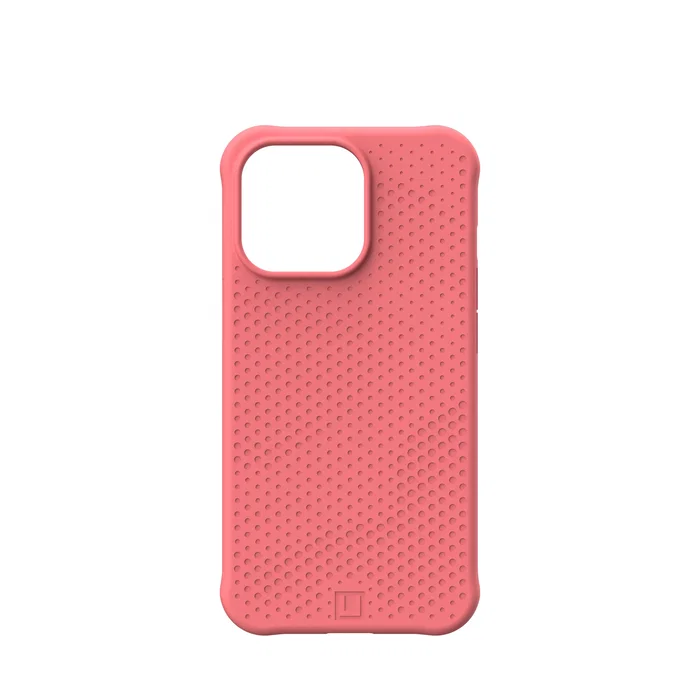 UAG Funda para iPhone 13 Pro (6.1") Case Protectora Silicona con MagSafe - Diseño Dot Clay Rosa - Resistente a Caídas e Impactos