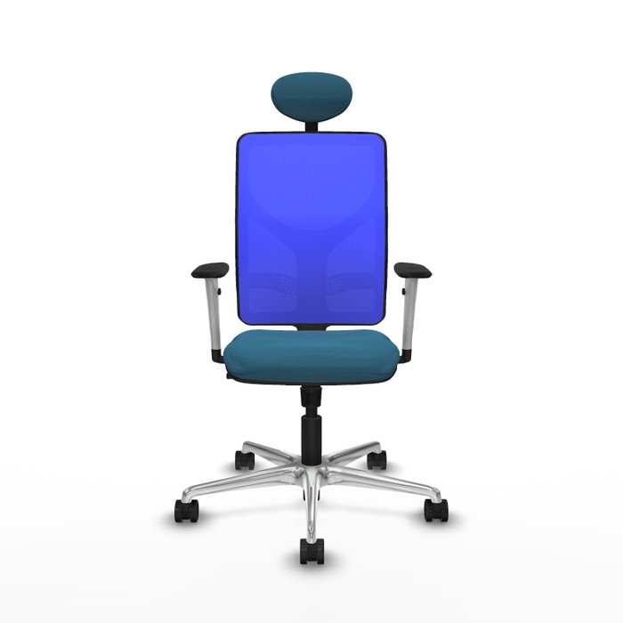 PIQUERAS Y CRESPO Silla de oficina Motilla con mecanismo Sincro, Verde petróleo y Azul PIQUERAS Y CRESPO Silla de oficina Motilla con mecanismo Sincro, Verde petróleo y Azul