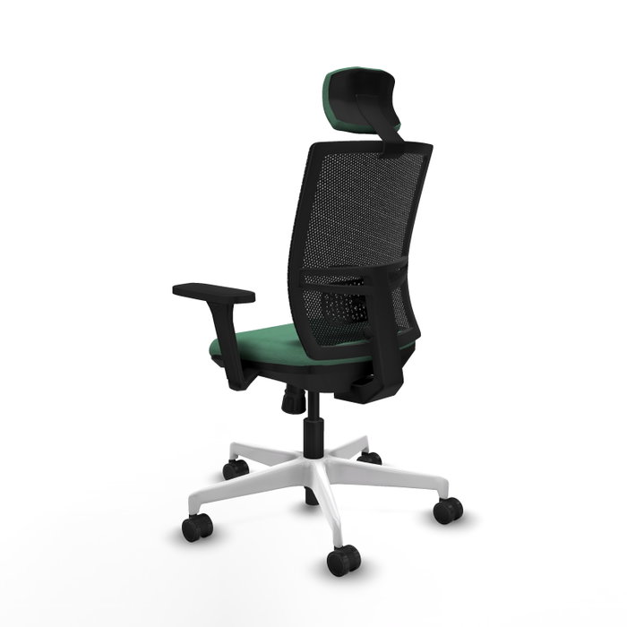 PIQUERAS Y CRESPO Silla de oficina Yunquera Verde esmeralda y Negro PIQUERAS Y CRESPO Silla de oficina Yunquera Verde esmeralda y Negro