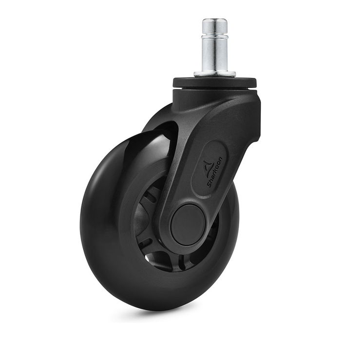 SHARKOON Rollen-Set Skiller SW10 para Sharkoon Gamingstühle, Juego de Ruedas para Sillas Gaming