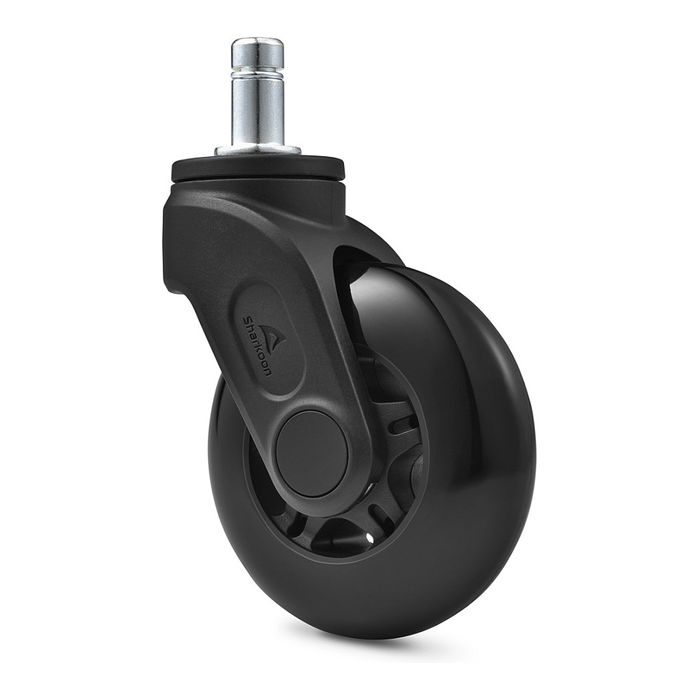 SHARKOON Rollen-Set Skiller SW10 para Sharkoon Gamingstühle, Juego de Ruedas para Sillas Gaming