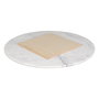 Tablero Mesa Redondo Blanco Mármol Salón 80 X 80 X 1,80 cm