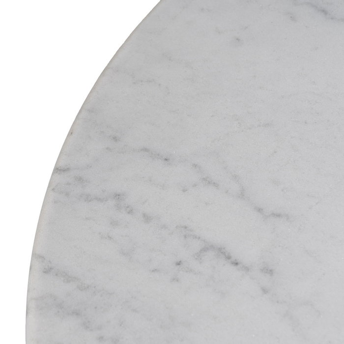 Tablero Mesa Redondo Blanco Mármol Salón 80 X 80 X 1,80 cm