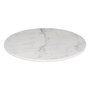 Tablero Mesa Redondo Blanco Mármol Salón 80 X 80 X 1,80 cm