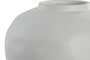 DKD Home Decor Jarrón de Gres Blanco Artesanal Almeira 26x26x26 cm