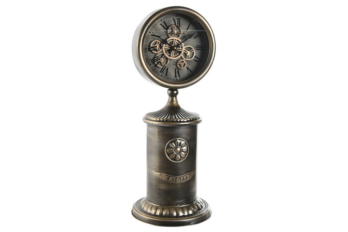 DKD Home Decor Reloj Sobremesa Vintage Dorado 21 x 51.5 x 21 cm DKD Home Decor Reloj Sobremesa Vintage Dorado 21 x 51.5 x 21 cm