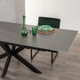 Mesa Extensible Gris-Negro 170 X 90 X 76 cm