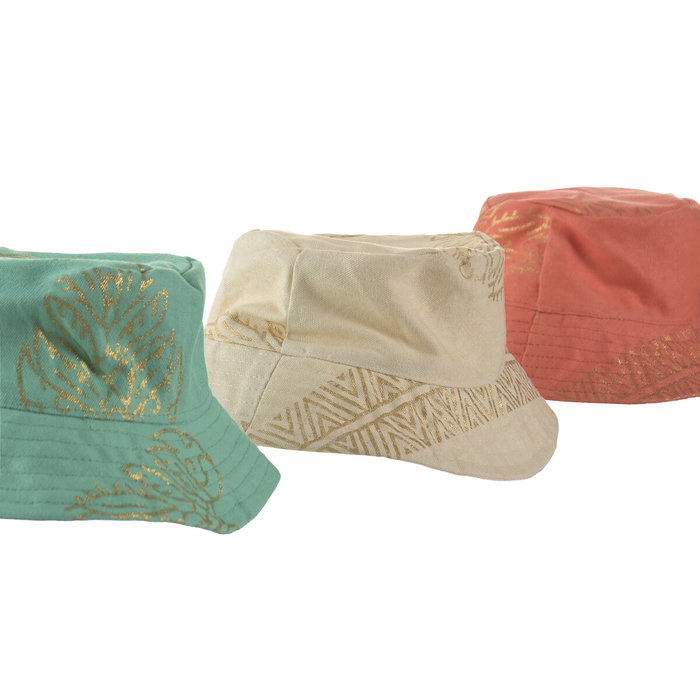 DKD Home Decor Gorro de Algodón y Poliéster Boracay Surtido