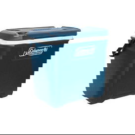 Coleman 28QT Xtreme - Nevera portátil de 26L, con asa de transporte, caja con tapa de bisagra, color azul