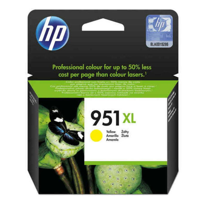 HP Cartucho de tinta original 951XL Amarillo (CN048AE) de alto rendimiento HP Cartucho de tinta original 951XL Amarillo (CN048AE) de alto rendimiento