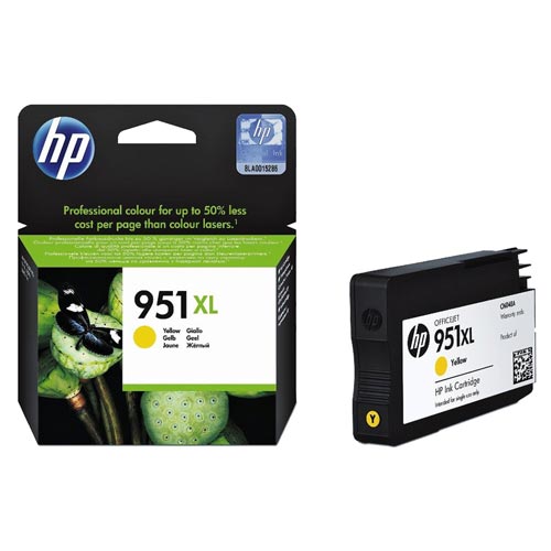 HP Cartucho de tinta original 951XL Amarillo (CN048AE) de alto rendimiento HP Cartucho de tinta original 951XL Amarillo (CN048AE) de alto rendimiento