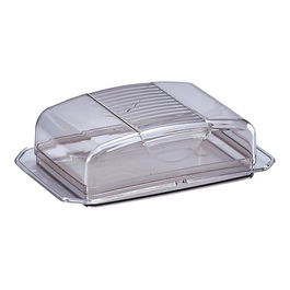 Mondex Mantequera Polipropileno 16,5 x 10,5 x 5,5 cm para Conservar y Transportar Mantequilla