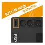 FSP ECO 800-GE UPS Line-interactive 800VA 480W