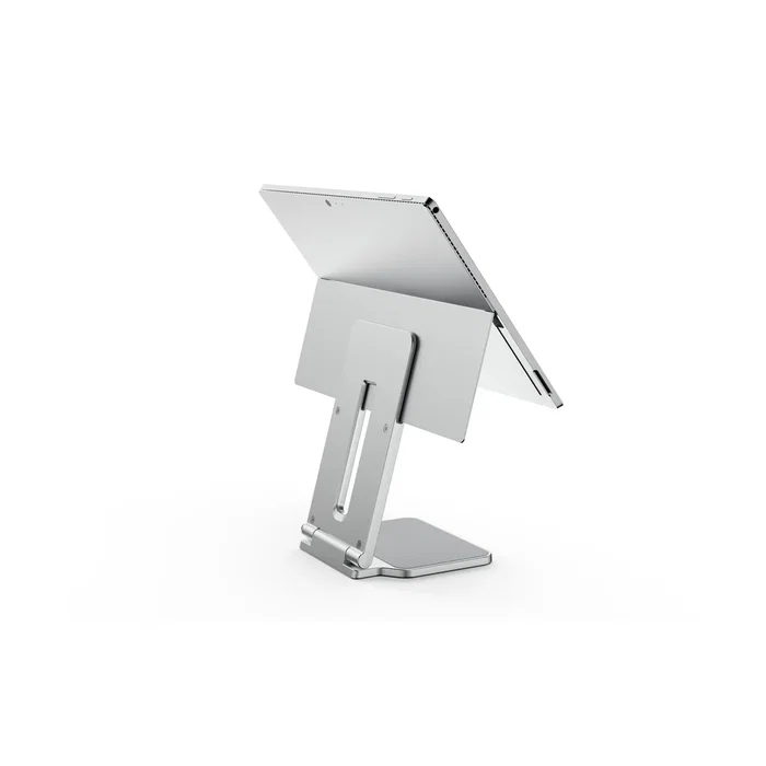 Kensington K58277WW Soporte Elevador Ergonómico para Microsoft Surface Pro y Go - Plegable, con Gestión de Cables - Diseñado para Surface Pro 7/8/9/10 y Go 2/3/4 - Color Platino
