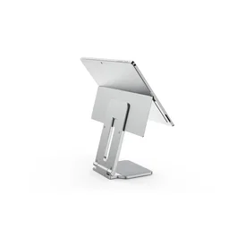 Kensington K58277WW Soporte Elevador Ergonómico para Microsoft Surface Pro y Go - Plegable, con Gestión de Cables - Diseñado para Surface Pro 7/8/9/10 y Go 2/3/4 - Color Platino