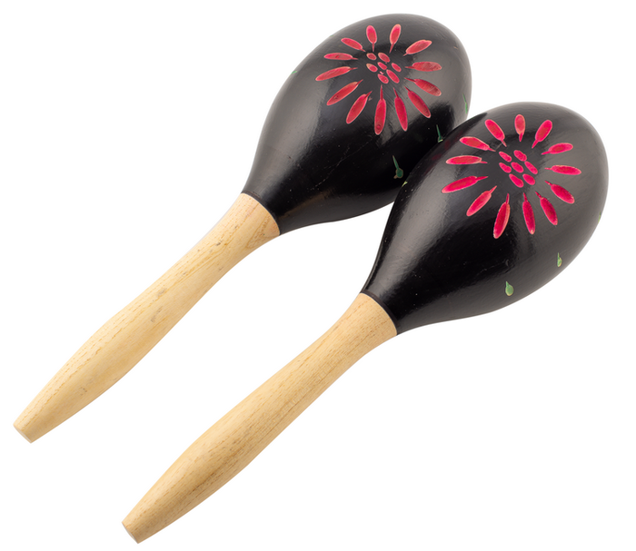 Maracas de Madera Jinbao de 11"