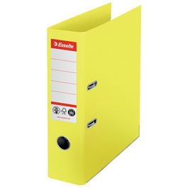 Archivador Palanca Esselte Co2 Neutral Nº1 Carton Forrado A4 75Mm Amarillo Vivida (Set de 10)
