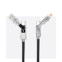 Nanocable Cable USB 2.0 con Cabezales Intercambiables USB-C+USB-A a Lightning+USB-C 27W 1m Negro/Gris