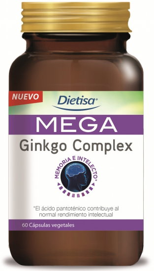 Dietisa Mega Ginkgo Complex 60 cápsulas Dietisa Mega Ginkgo Complex 60 cápsulas