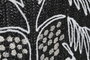 DKD Home Decor Cojin Shabby Negro Blanco 42x42x15 cm