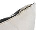 DKD Home Decor Cojin Shabby Negro Blanco 42x42x15 cm