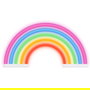 Forever Lámpara Neón LED Plexi Rainbow 5 con Regulador de Intensidad, USB, Blanco/Verde/Naranja/Rojo/Rosa, Multicolor